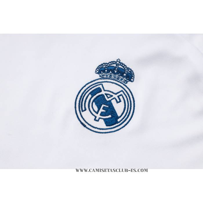 Chandal del Real Madrid 24-25 Manga Corta Blanco - Pantalon Corto